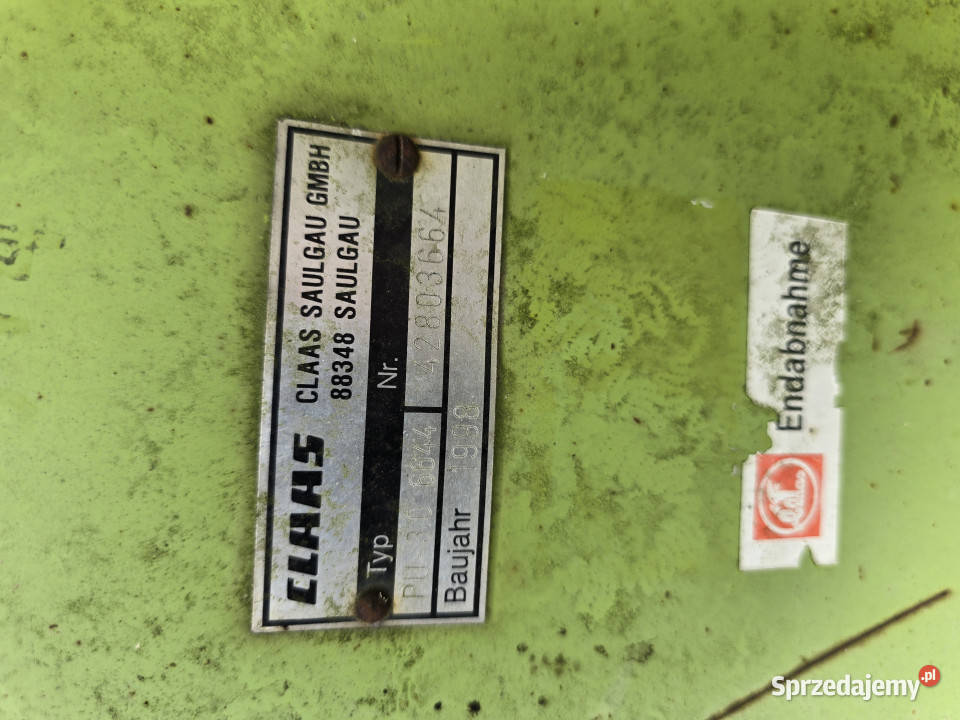 Podbieracz do trawy CLAAS PU300 PU 30