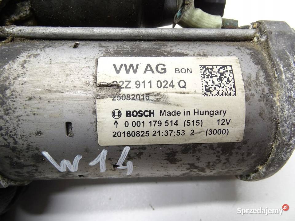 ROZRUSZNIK 02Z911024Q 14 TSI VW GOLF VII LEON sprzedam
