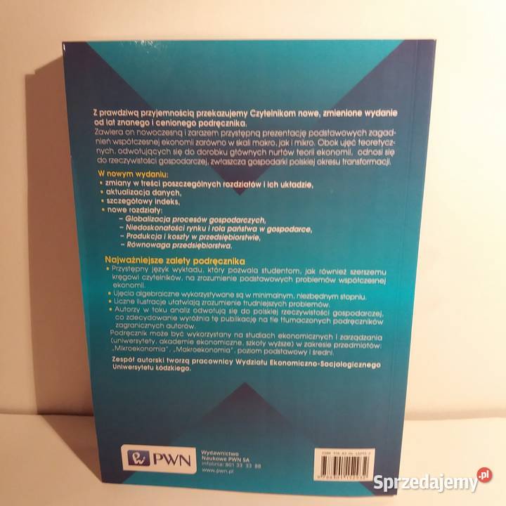 Roman Milewski E Kwiatkowski Podstawy ekonomii Rok wydania 2008 Warta