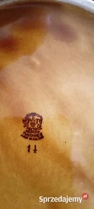 kufel porcelit PRL Łódź