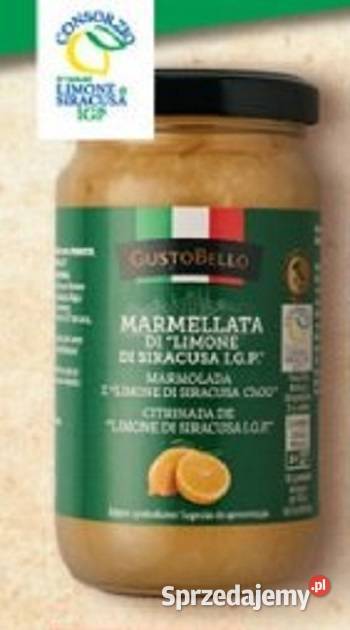 Gustobello MARMOLADA z WŁOSKICH CYTRYN z Sycylii Wołczyn