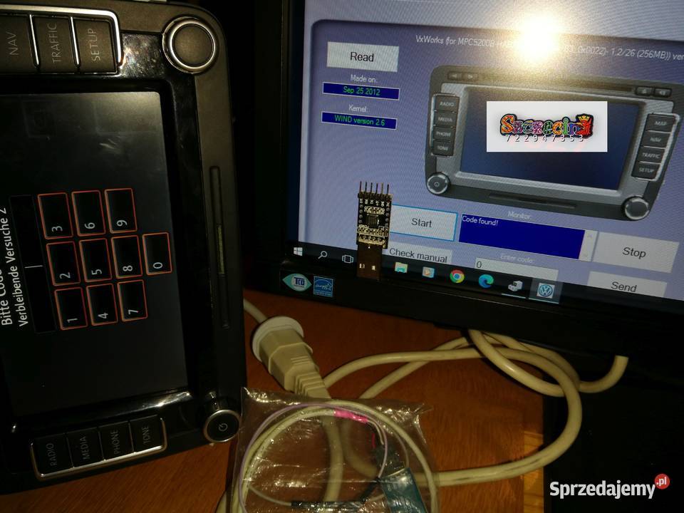 VW Skoda nawigacja RNS510 naprawa mapy menu zachodniopomorskie Szczecin