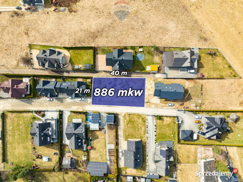 Działka z pozwoleniem na budowę Nowy Targ Grel utwardzona Sprzedaż Nieruchomości