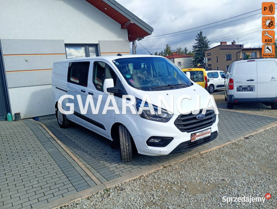 Ford Transit Custom doka 5osobowa longbrygadówka Ford Chełm Śląski