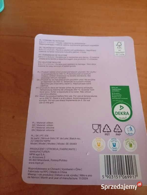 Silikonowe foremki Piekary Śląskie sprzedam