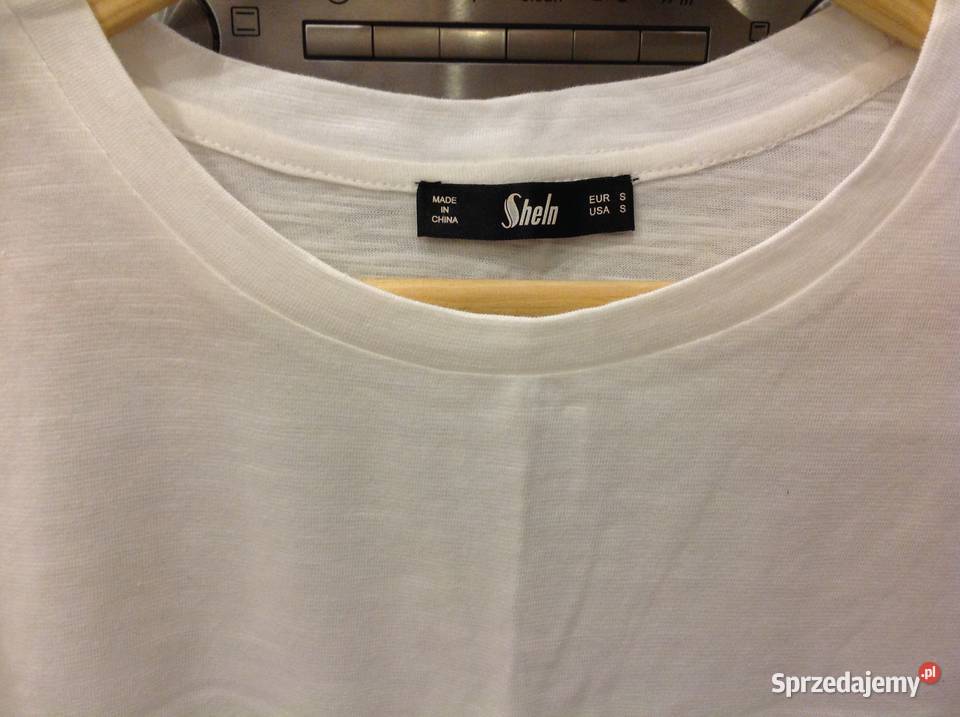 Bluzka Biała z Falbaną Damska z Haftem S j Nowa Nowa Sól sprzedam