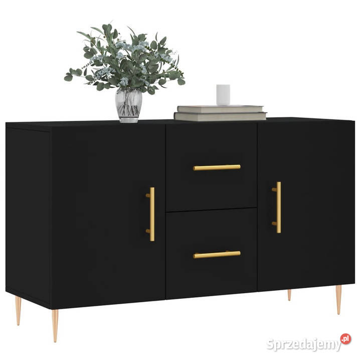 Komoda czarna 100x36x60 materiał drewnopochodny mazowieckie