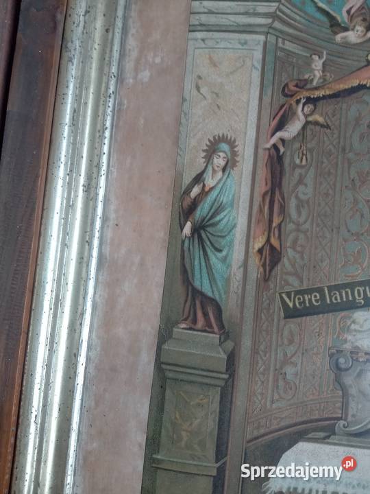 Litografia przedwojnie Kalwaria