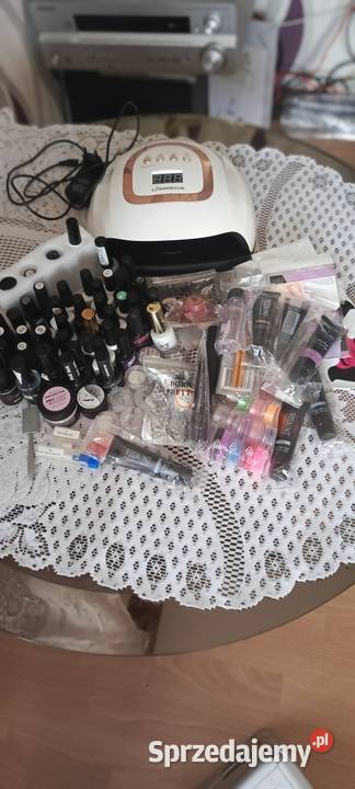 Zestaw UVLED do robienia paznokci lubelskie Zamość sprzedam