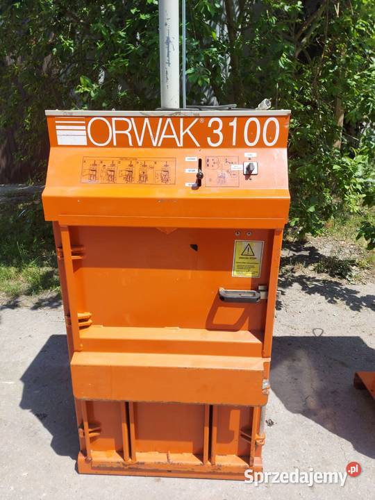 Belownica prasa do kartonu makulatury śmieci łódzkie Drzewica