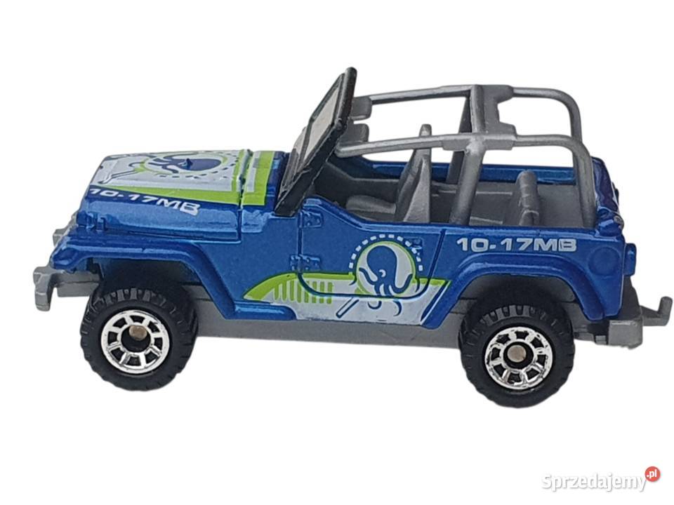 Stary model Jeep Wrangler Matchbox 1998 skala Cieszyn