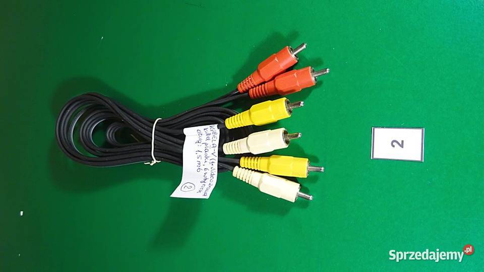 Kabel połączeniowy AudioVideo 3xCINCH3xCINCH 15m Chorzów