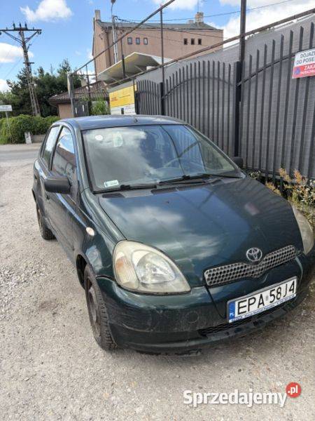 Toyota Yaris Sprawna 1900PLN nieuszkodzony łódzkie Pabianice