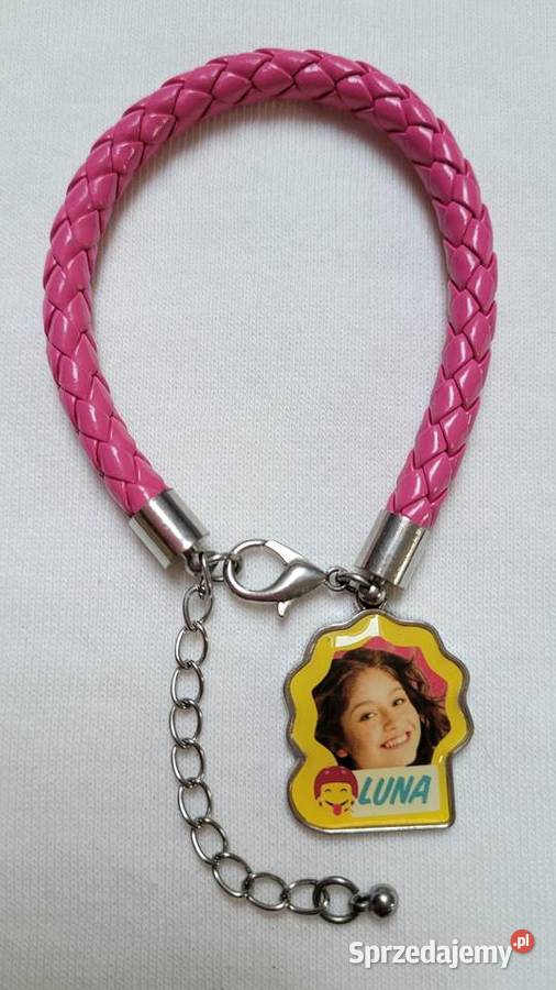 Różowa lakierowana bransoletka ze skórki Piekary Śląskie