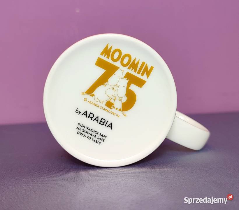 MUMINKI kubek Moomin Arabia Finland ZŁOTA Jasień