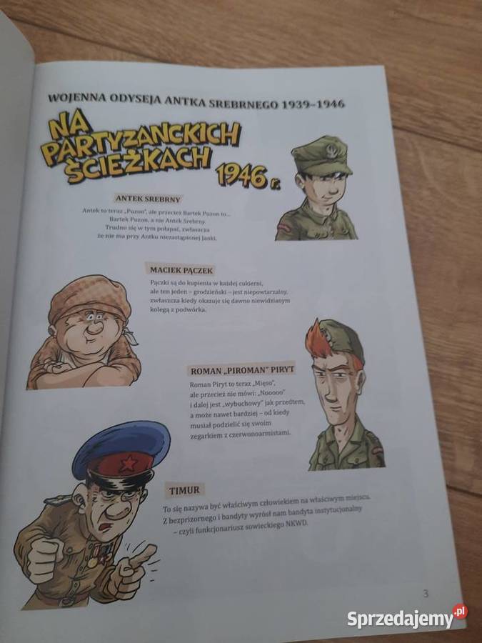 Wojenna odyseja Antka Srebrnego Na partyzanckich Serock sprzedam