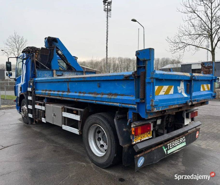 Wywrotka 2 osiowa 4x2 DAF CF 65220 z dzwigiem diesel Warszawa