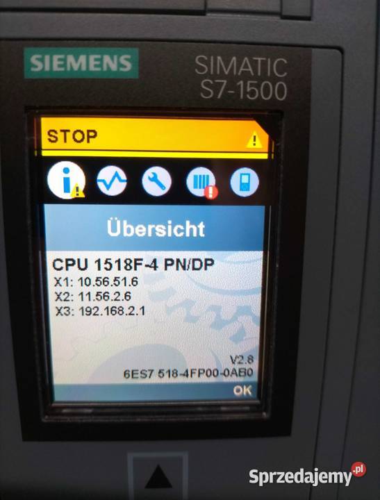Siemens CPU1518F4PNDP Bielsko-Biała sprzedam
