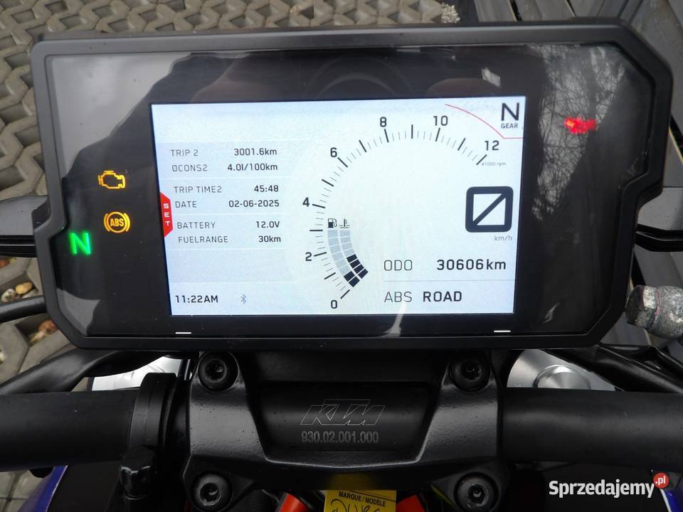 KTM Duke 390 A2 34kW ABS dodatki transport RATY Grójec