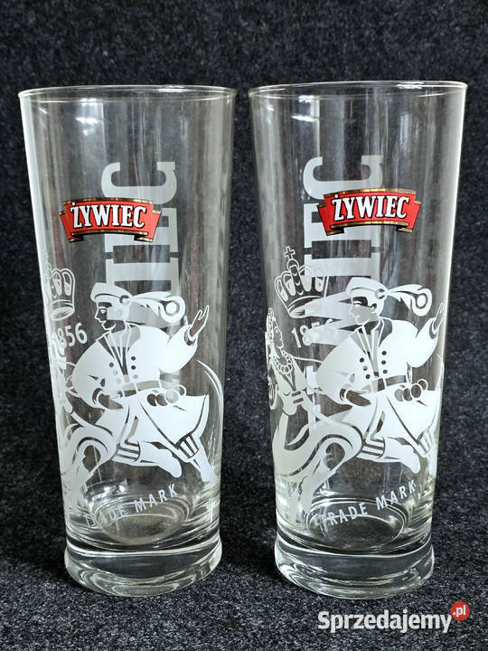 szklanka pokal kufel Żywiec 05 l 3 sztuki Krosno sprzedam