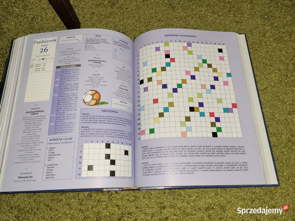 Wielka księga gier łamigłówek i humoru Warszawa sprzedam