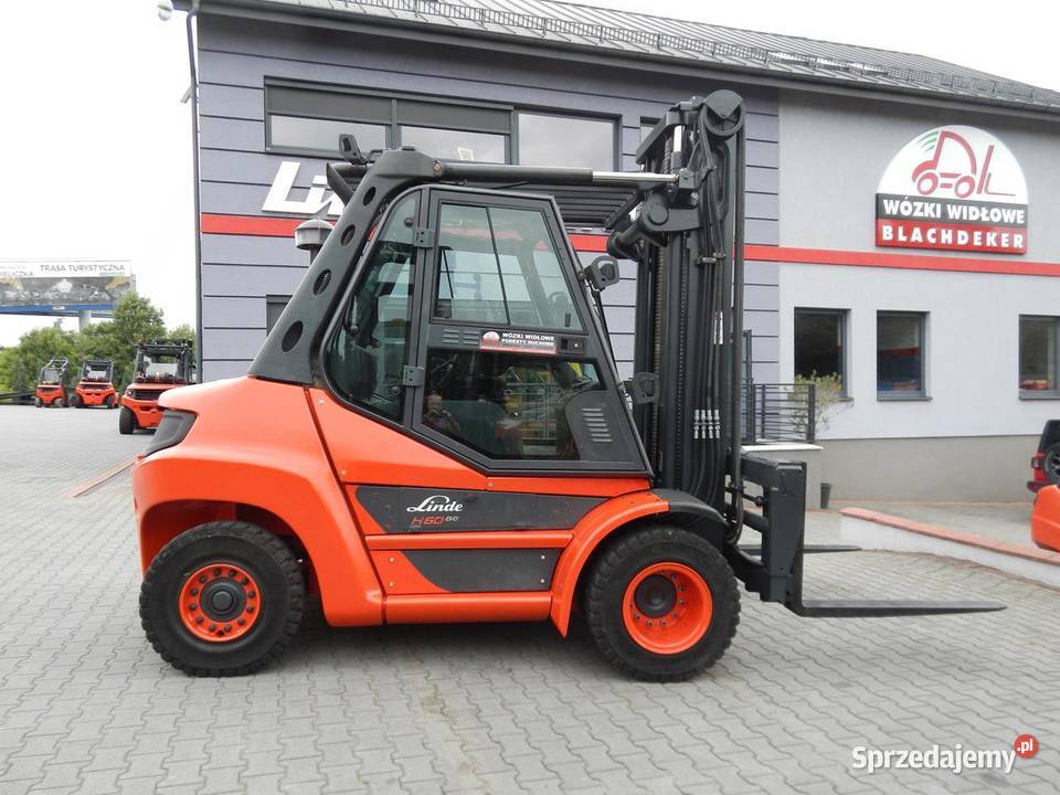 Wózek widłowy Linde H60D03 pozycjoner wideł Mogilany