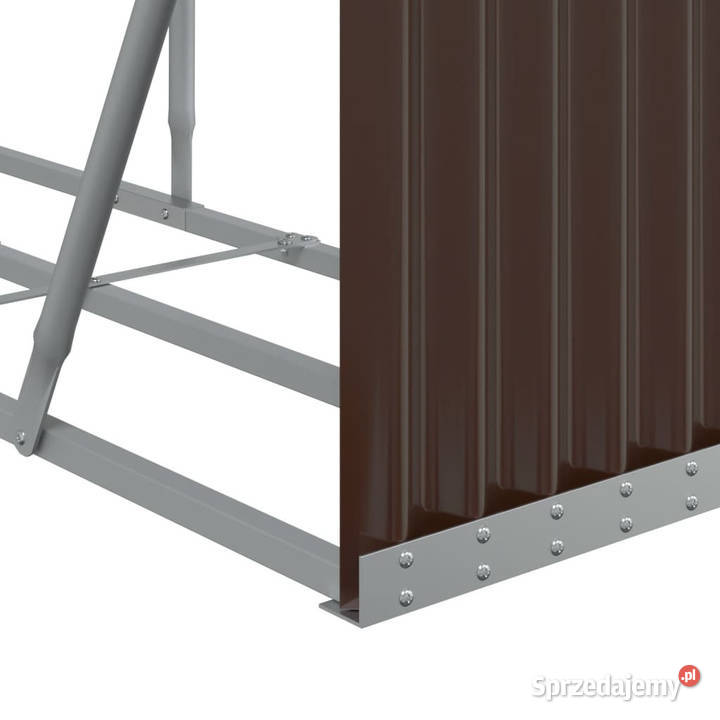 Stojak na drewno brązowy 234x45x100 stal Warszawa