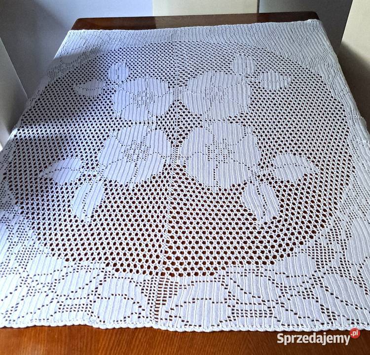 Serweta duża na szydełku rękodzieło NN1 Serwety i serwetki wielkopolskie Poznań