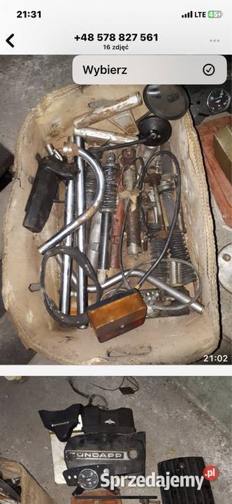 Zundapp ze40 i części zs25 Motocykle na części