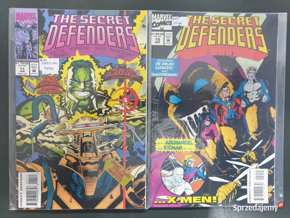The Secret Defenders 15 6 oryginalnych komiksów Superbohaterowie Gdynia sprzedam