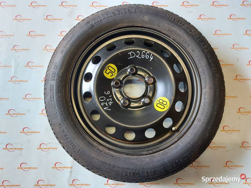 BMW E46 koło dojazdowe 1159016 92M 5x120 ET32