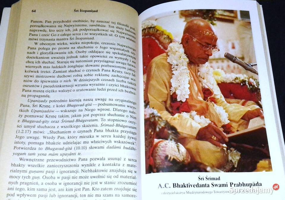 Sri Isopanisad Sri Srimad AC Bhaktivedanta Swami miękka Chełm