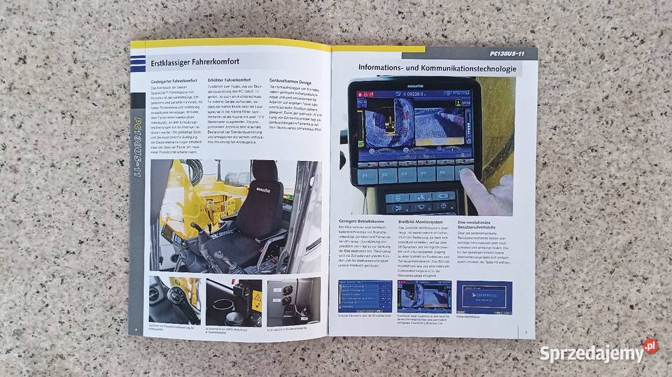 KOMATSU PC 138 Koparka gąsienicowa Prospekt Bytom