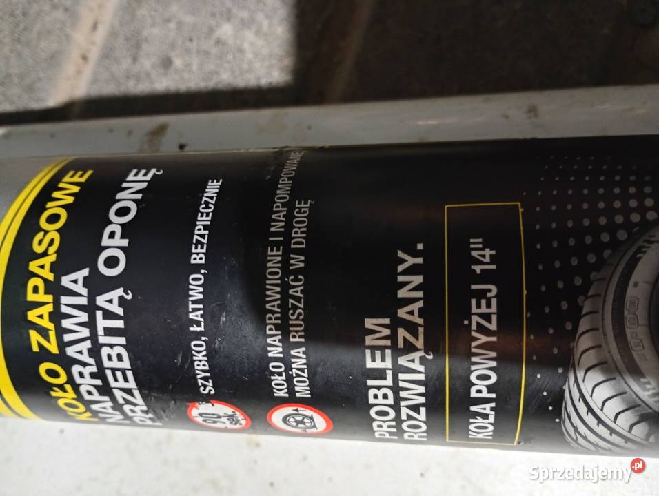 Zestaw naprawczy koło zapasowe i uszczelniacz do Niedrzwica Duża