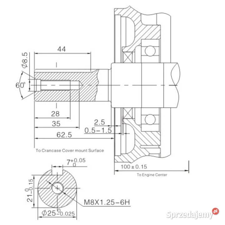 Silnik spalinowy benzynowy LONCIN G270FA 9 25mm Pozostałe dolnośląskie Wrocław