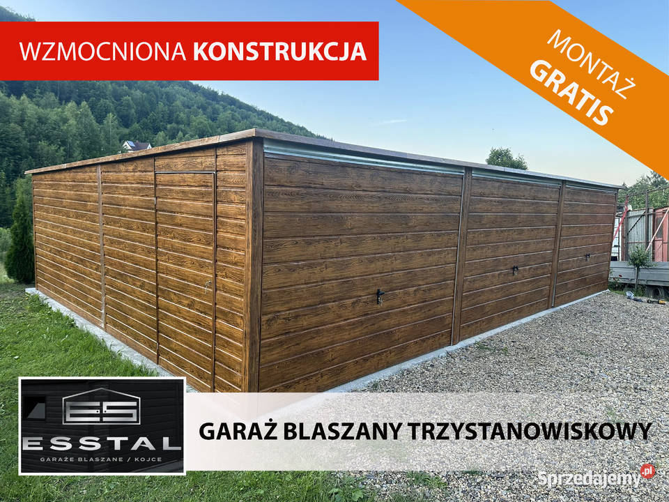 Garaż Blaszany ZŁOTY DĄB Garaże Blaszane Wiaty warmińsko-mazurskie Nidzica