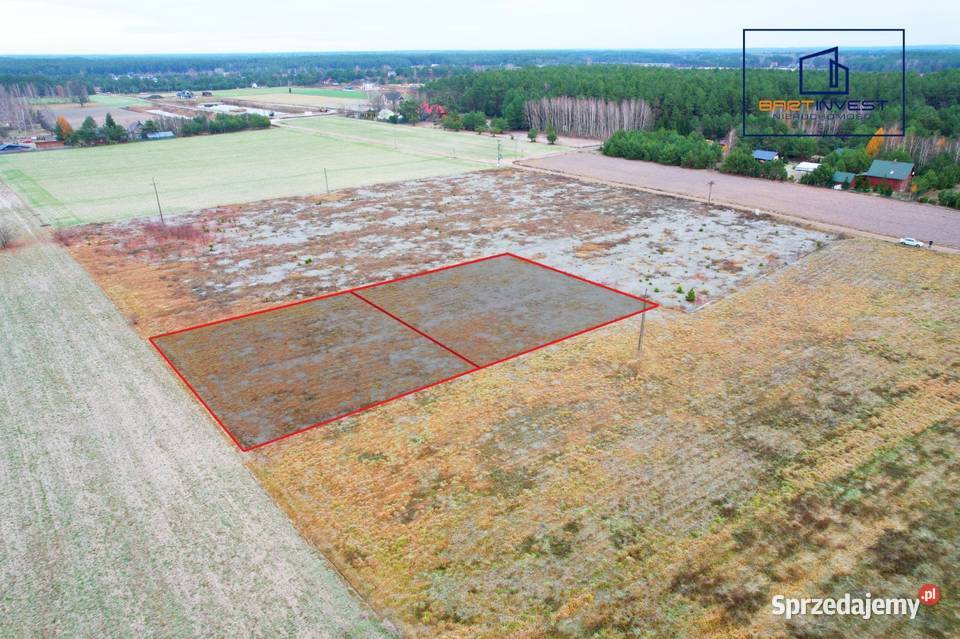 Działki letniskowe 1 jeziora 2 rzeki 36m mazowieckie Brzóze Małe