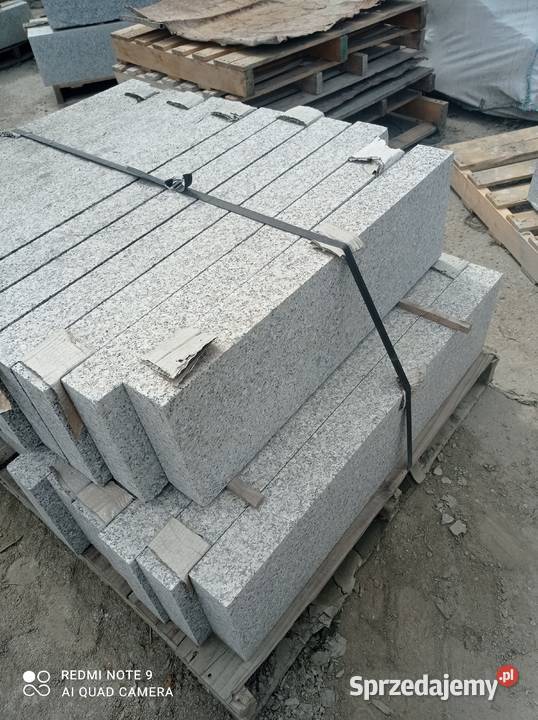 Opornik granitowy 8x30x75125 płomieniowany dolnośląskie Strzegom