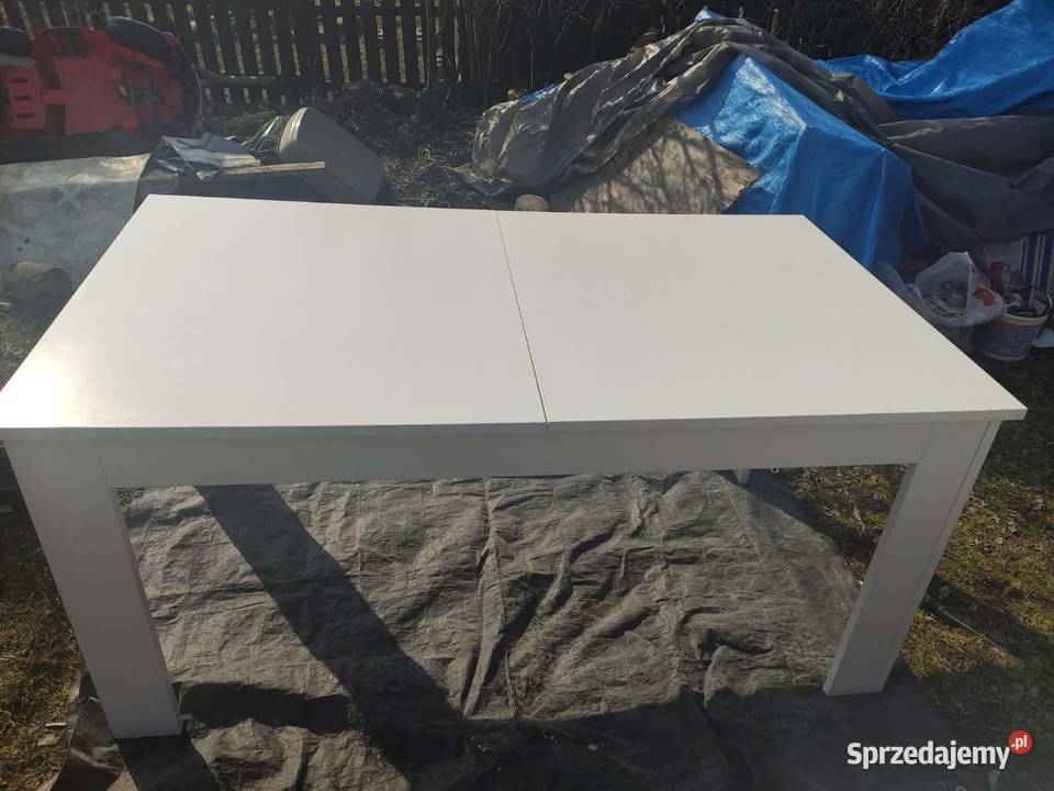 Stół kuchenny rozkładany 4 krzesła Rzepin