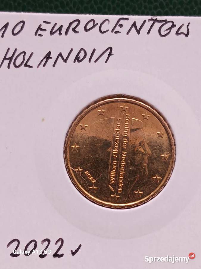 10 Eurocentów Holandia 2022 r Kolekcje Konin
