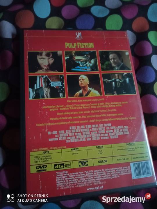 Pulp Fiction Film DvD Quentin Tarantino Filmy Katowice