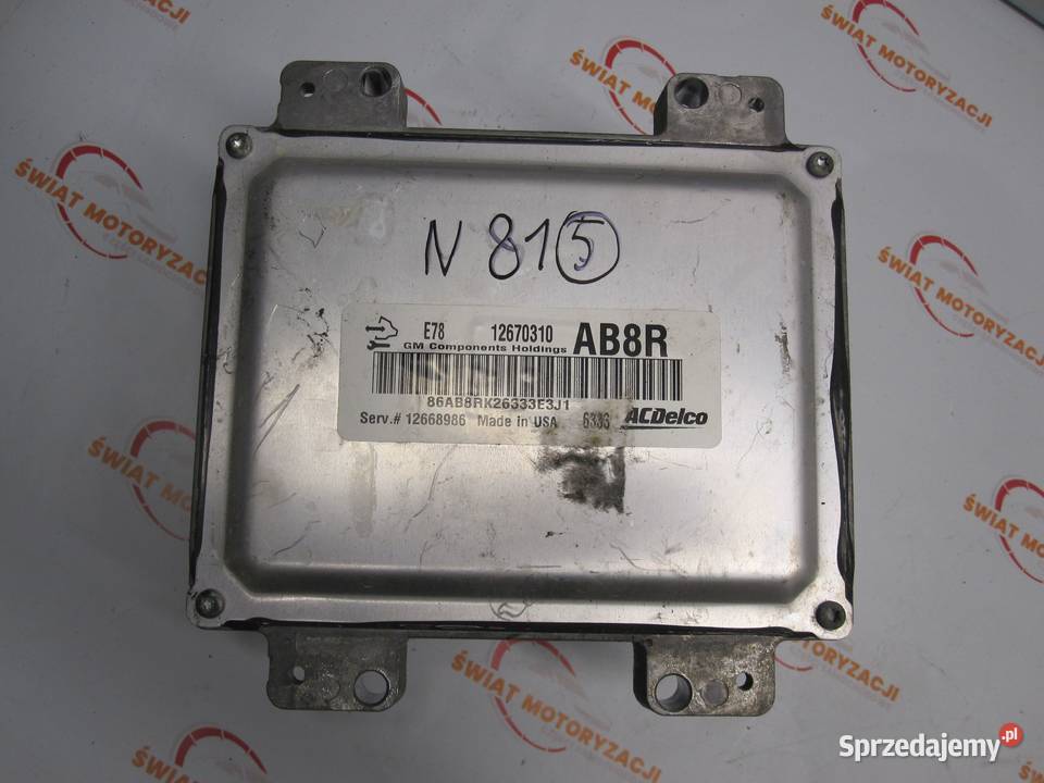 MOKKA 16 18r sterownik komputer silnika 12670310 osobowe Kielce