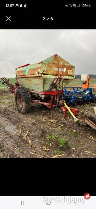 Rozsiewacz wapna i nawozu Wapniak Bredal b4 z Wąbrzeźno sprzedam
