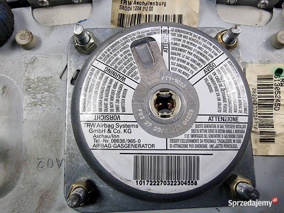 PODUSZKA AIRBAG SKODA FABIA I 122421200 Pozostałe Lipno