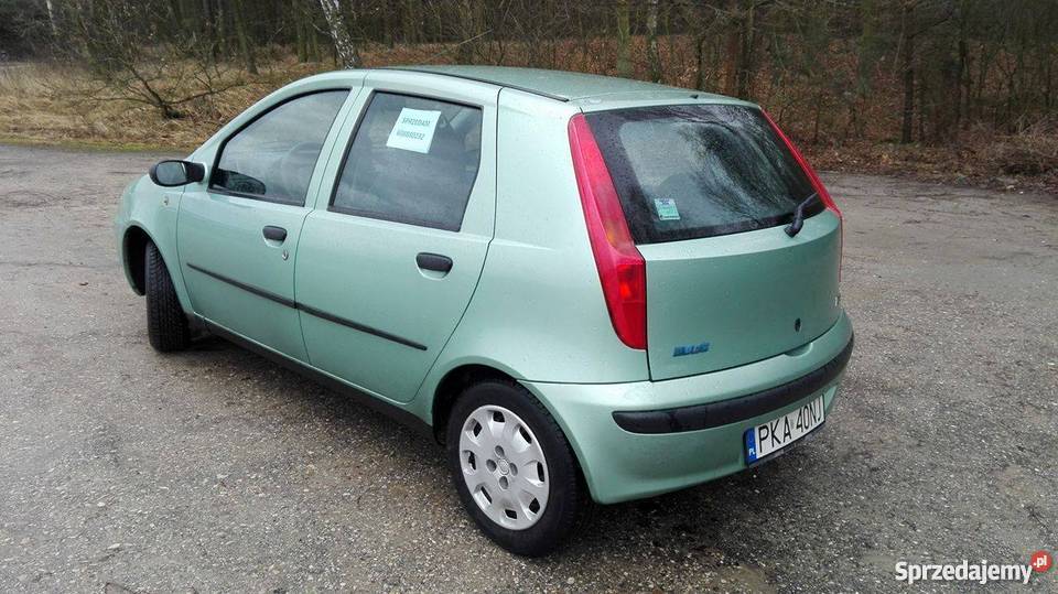Fiat Punto 12 b 2002 zielony Punto Kalisz