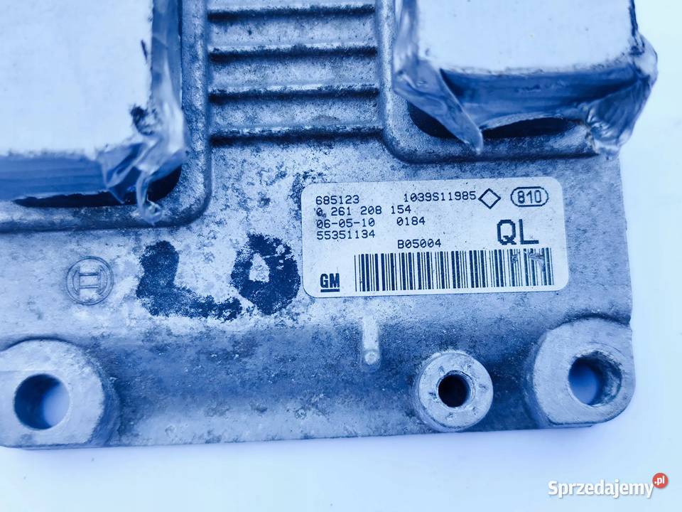 Opel Zafira B STEROWNIK KOMPUTER SILNIKA 20T osobowe wielkopolskie Przemęt sprzedam
