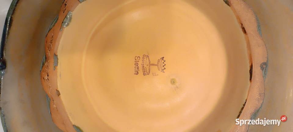 Ceramiczna patera Stettin Niemcy lata 30te Kraków