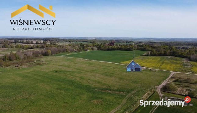 Działka budowlana 1444 m2 Wysoczyzna Elbląg utwardzona Nieruchomości Czechowo sprzedam