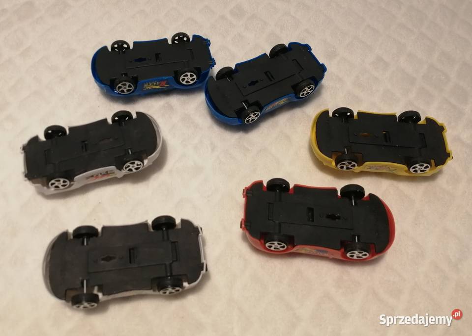 Zestaw 6 aut wyścigowych sportowych z napędem śląskie Czeladź