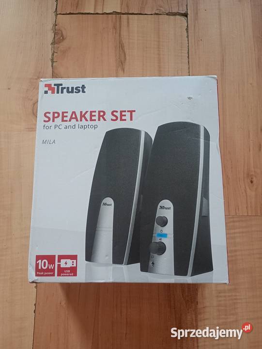 głośniki Trust Miła Speaker Set 20 10W czarne zachodniopomorskie Szczecin